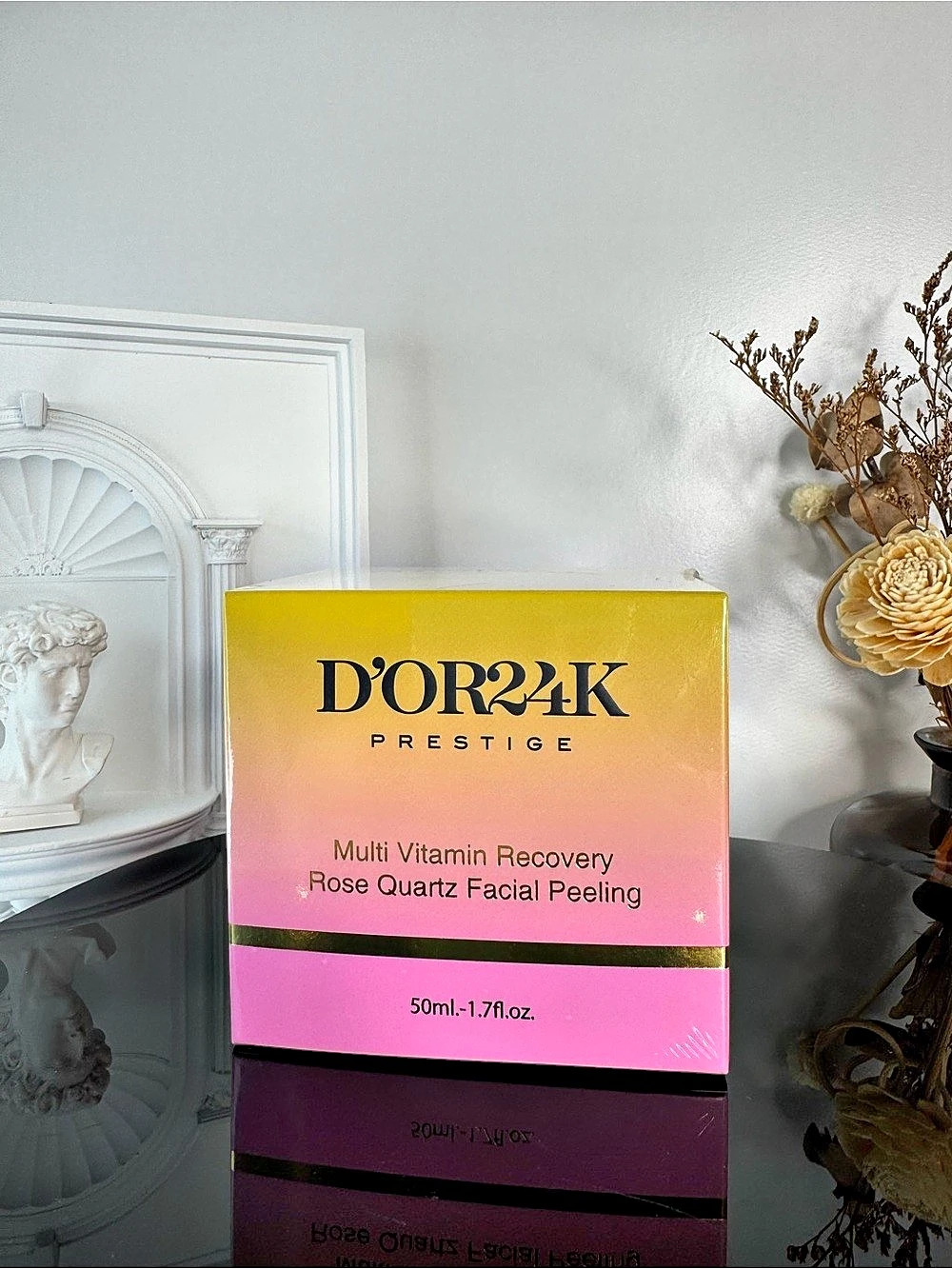 D'Or24K Multi Vitamin Recovery Rose Quartz Facial Peeling